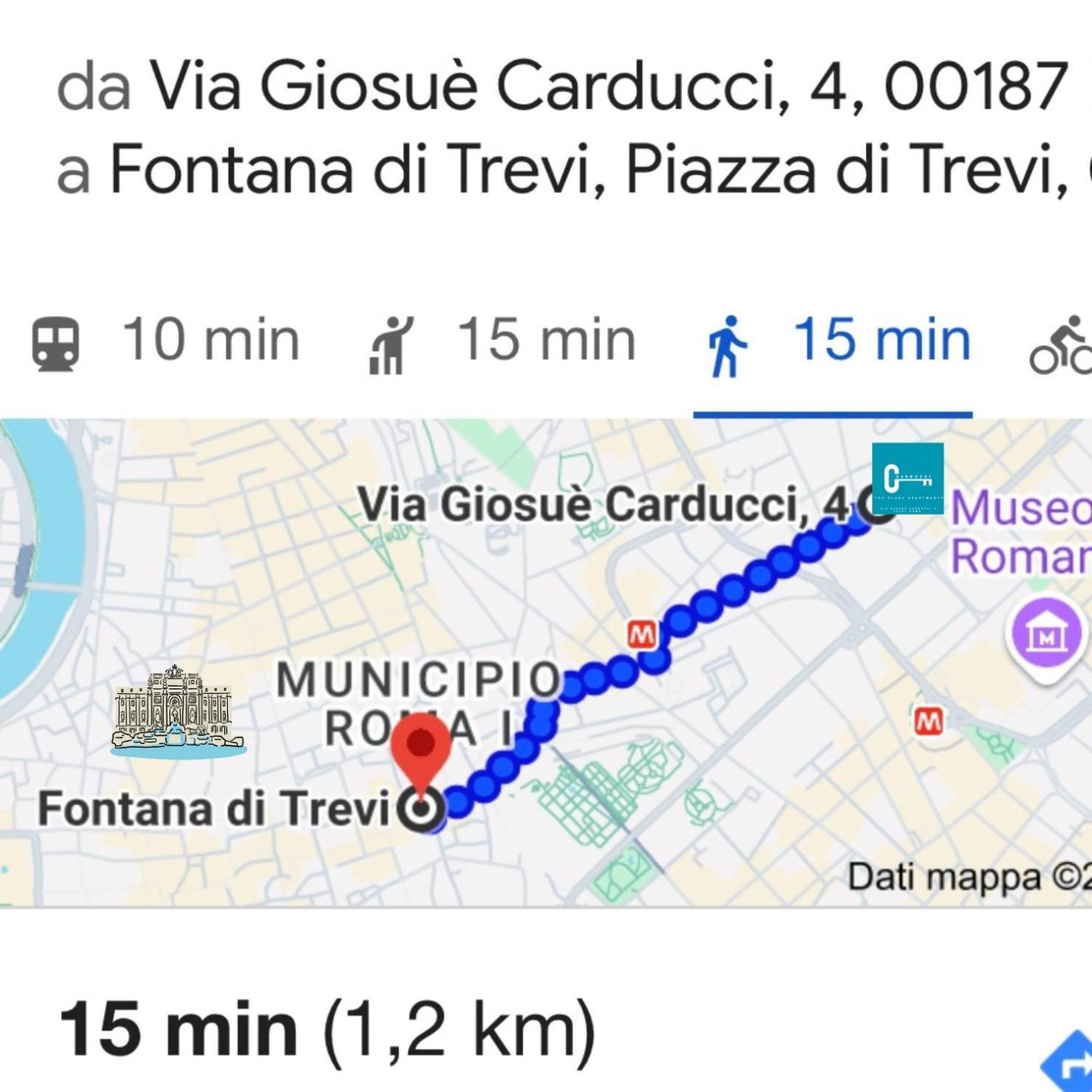 Lejlighed C1 Class Apartments, 2 Delux, Max 6 Persone Distante 15 Minuti A Piedi Da Fontana Di Trevi *
